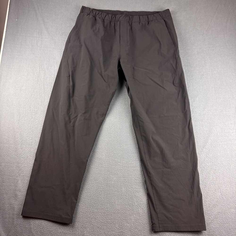 Lululemon Ashta Pants Men's XL Black Lab Stretch Athletic Jogger Minimalist Gym